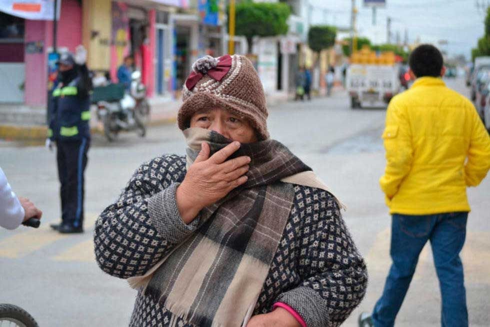 Frente frío traerá lluvias y nevadas en seis departamentos la noche de este 27 de mayo