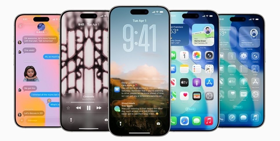 iOS 26 revela su nuevo diseño para ahorrar batería