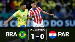 Brasil derrotó 1-0 a Paraguay y se clasificó al Mundial 2026