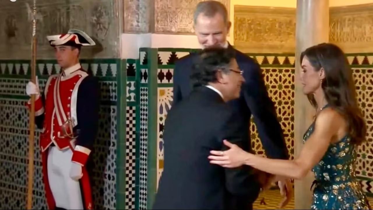 intentó besar a la reina Letizia