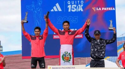 El atleta orureño Héctor Garibay ocupó el segundo puesto en el Quito 15K Race