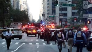 Al menos cuatro muertos, incluido un policía, en tiroteo en Nueva York, confirma alcalde