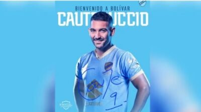 «¡Bienvenido!» Claure oficializa llegada de Martín Cauteruccio a Bolívar