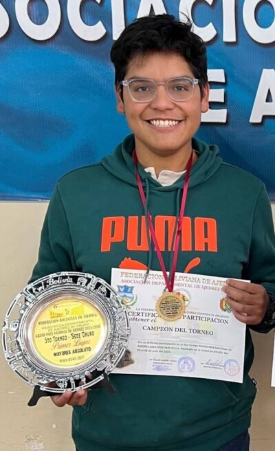 Claure y Velarde triunfan en el quinto Grand Prix Nacional de ajedrez