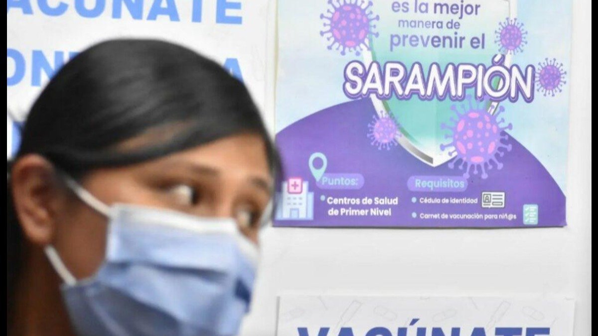Bolivia reporta incremento de casos de sarampión