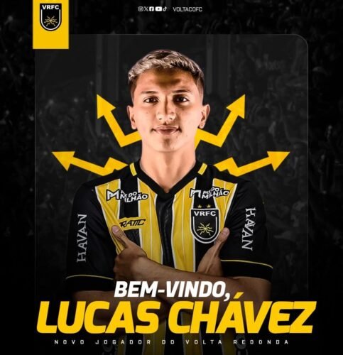 Lucas Chávez se convierte en jugador del club brasileño Volta Redonda FC