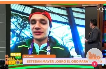 Esteban Mayer celebra su medalla y apunta a los Juegos Olímpicos