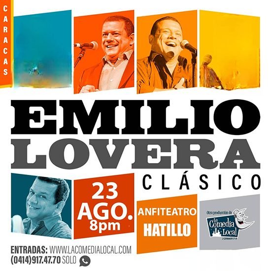Emilio Lovera celebra su trayectoria en un show