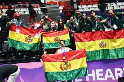 Bolivia es décimo en el medallero de Asunción 2025