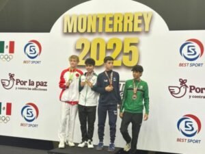 Leonardo Vargas hace historia y da a Bolivia su primer oro en la Liga Mundial Juvenil de Karate