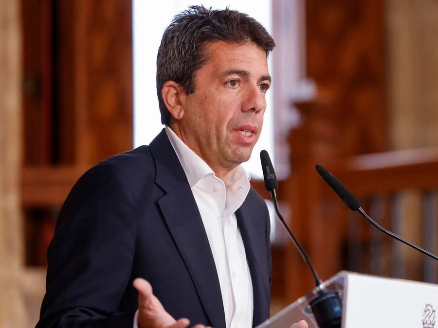 Dimite Carlos Mazón, presidente autónomo de la Generalitat Valenciana