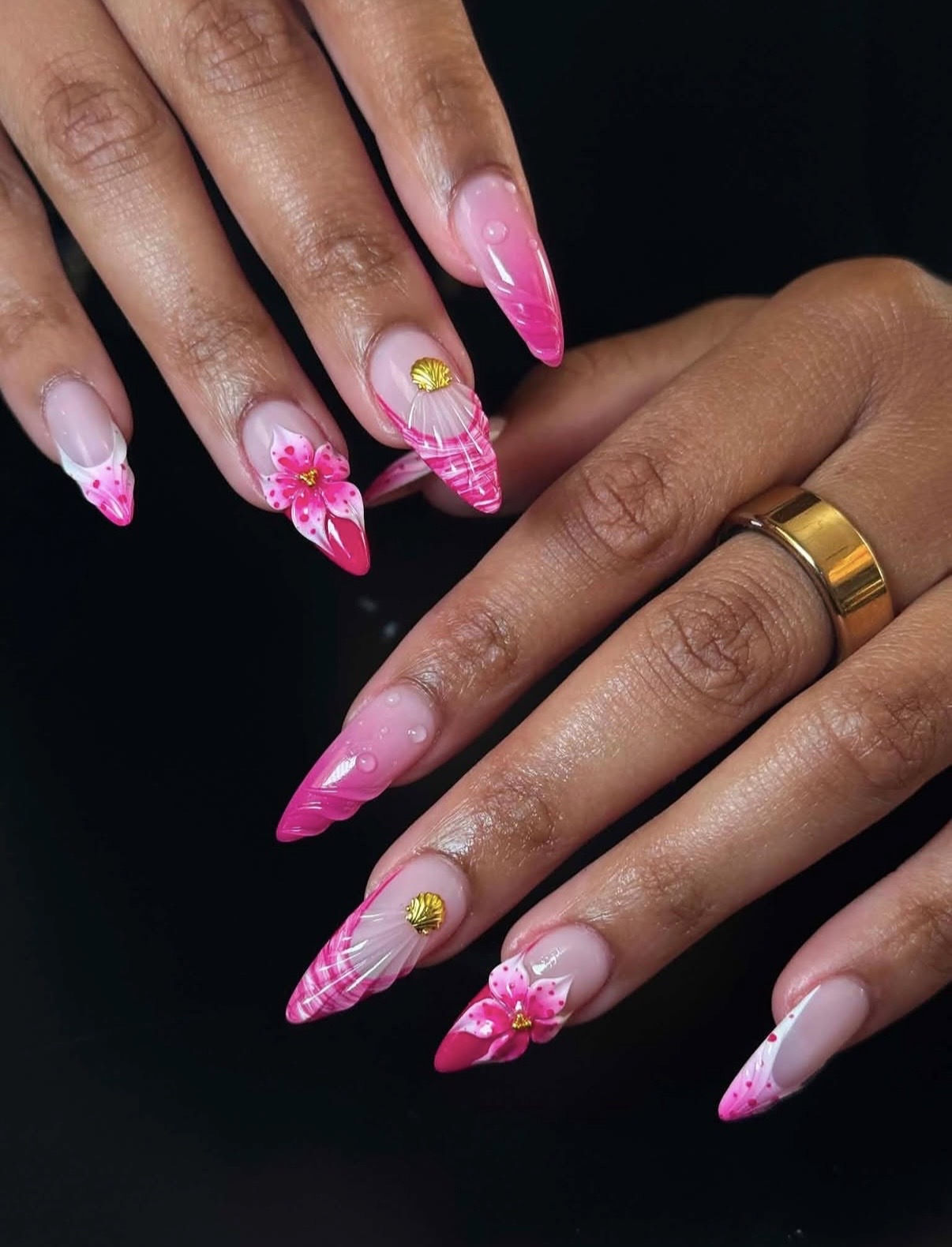 Diseños de arte de uñas 3D de verano