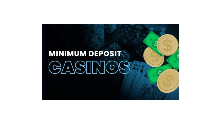 Un collage de varios juegos de casino, como tragamonedas, ruleta y blackjack, disponibles en plataformas de depósito bajo.