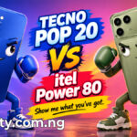 Guía de compra de TECNO POP 20 vs itel Power 80: especificaciones completas y precio comparado