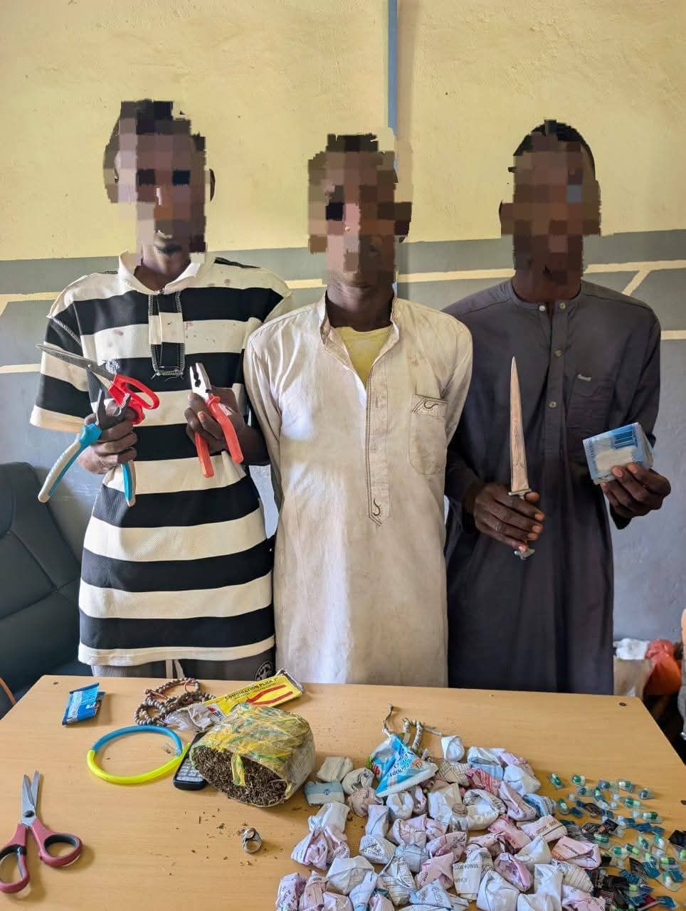 Hijo conspira con otras dos personas para robar a su madre y a sus hermanos en Adamawa