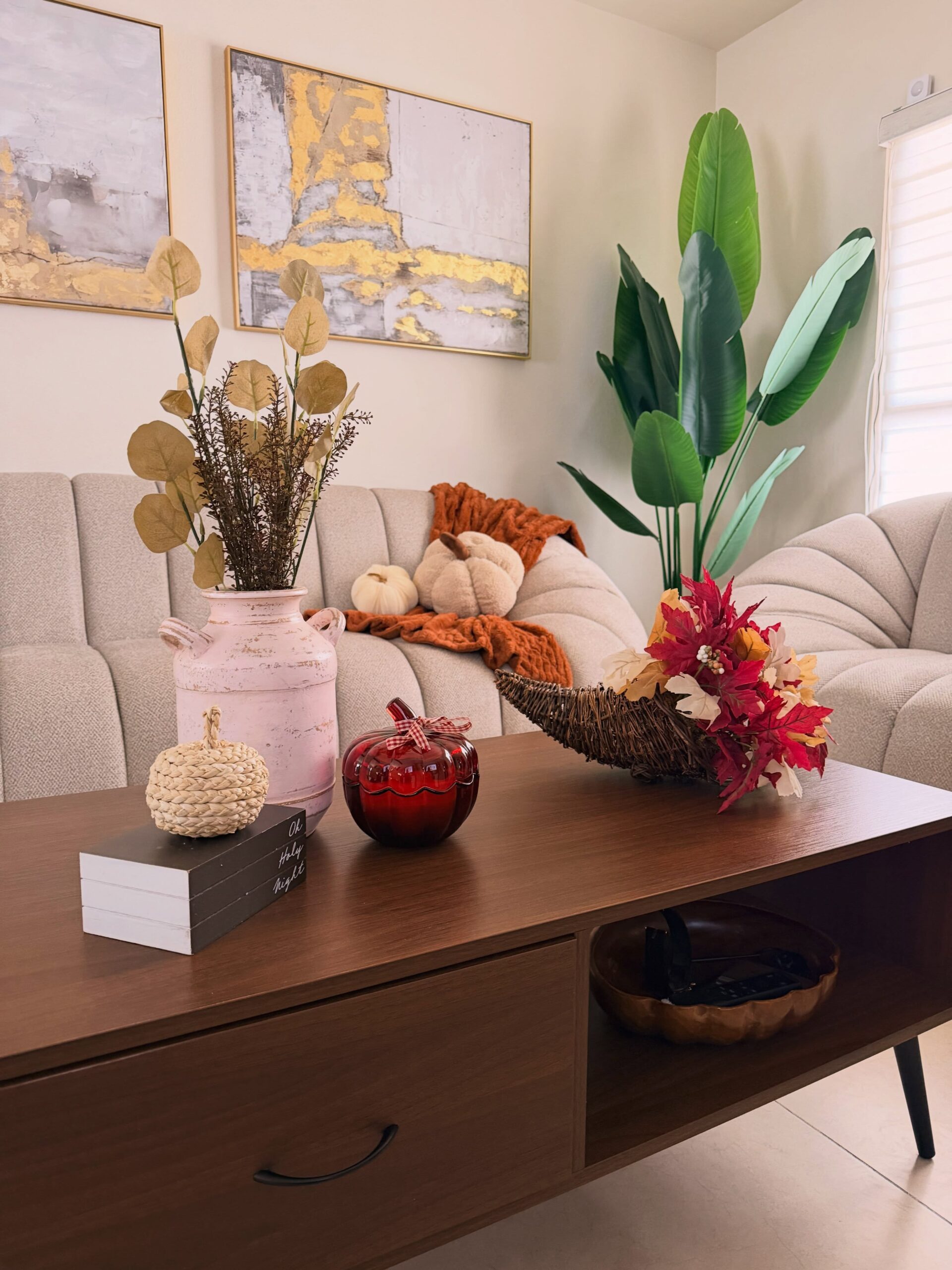 decoración de otoño