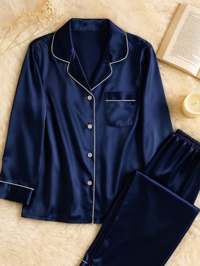 pijamas de seda para mujer