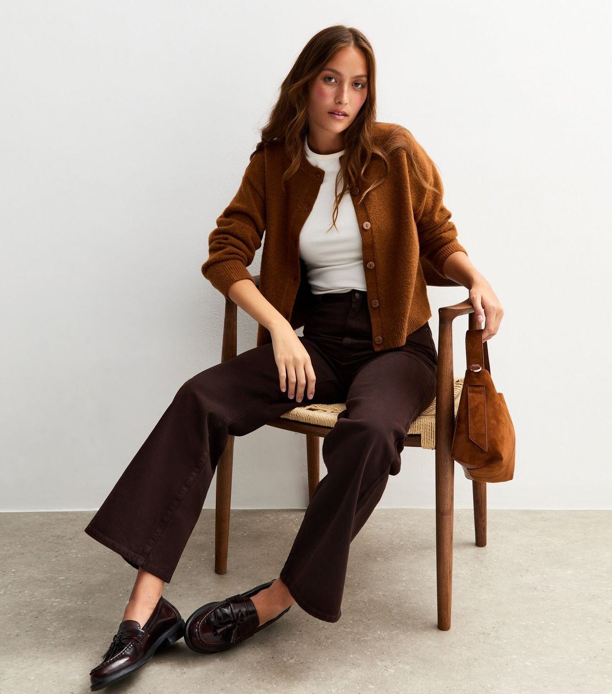 moda otoño marrón chocolate
