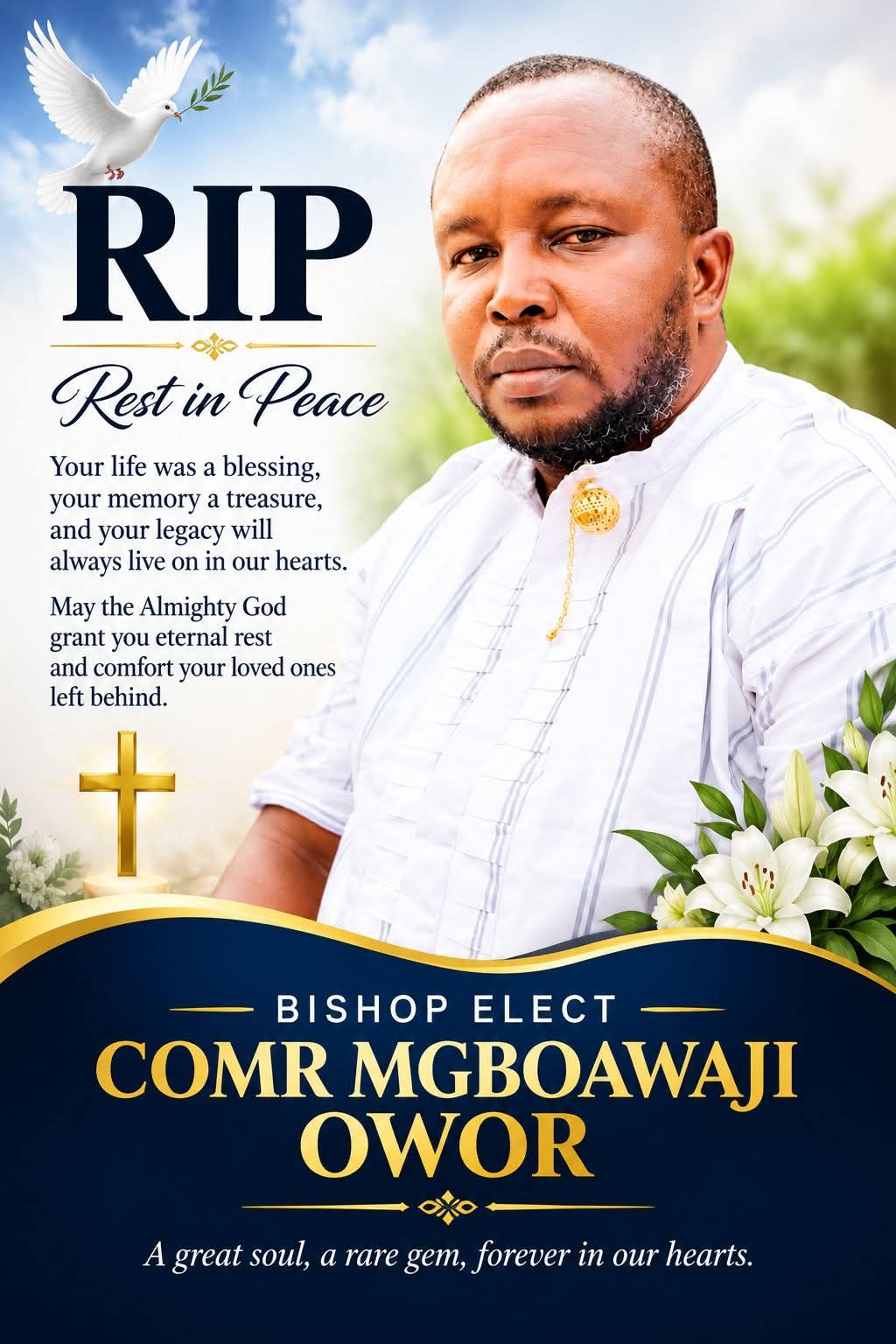 Un nigeriano muere días antes de su boda