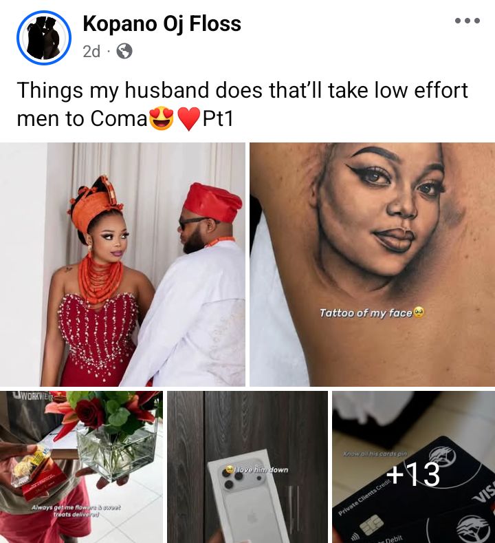 Mujer sudafricana comparte las cosas que su marido nigeriano hace por ella "Esto pondría a los hombres en coma con poco esfuerzo."
