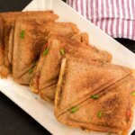 Sándwich de tostadas de pescado fácil