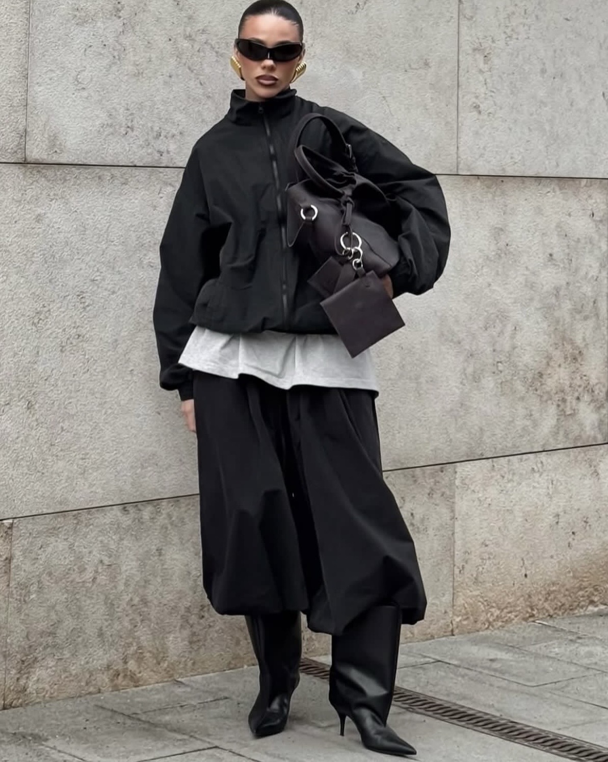 pantalones globo tendencia otoño